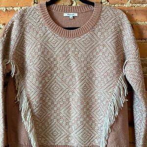 MADEWELL fringe sweater